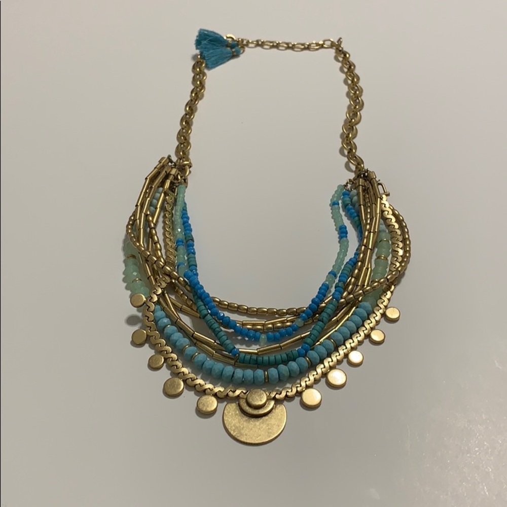 Stella& Dot Isa Disc Necklace